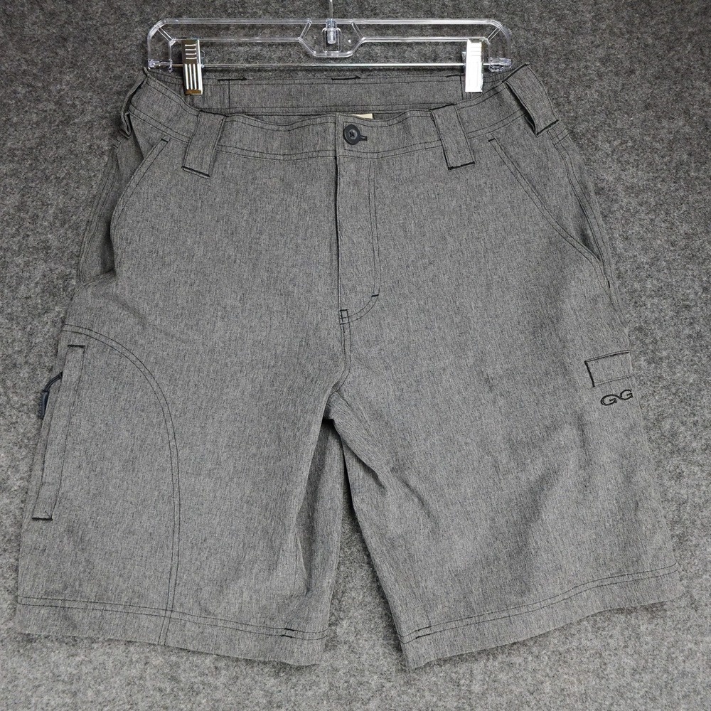 Game Guard Shorts Men‎ Small Gray Cargo Outdoors 3001 Hiking Fishing UPF 30+